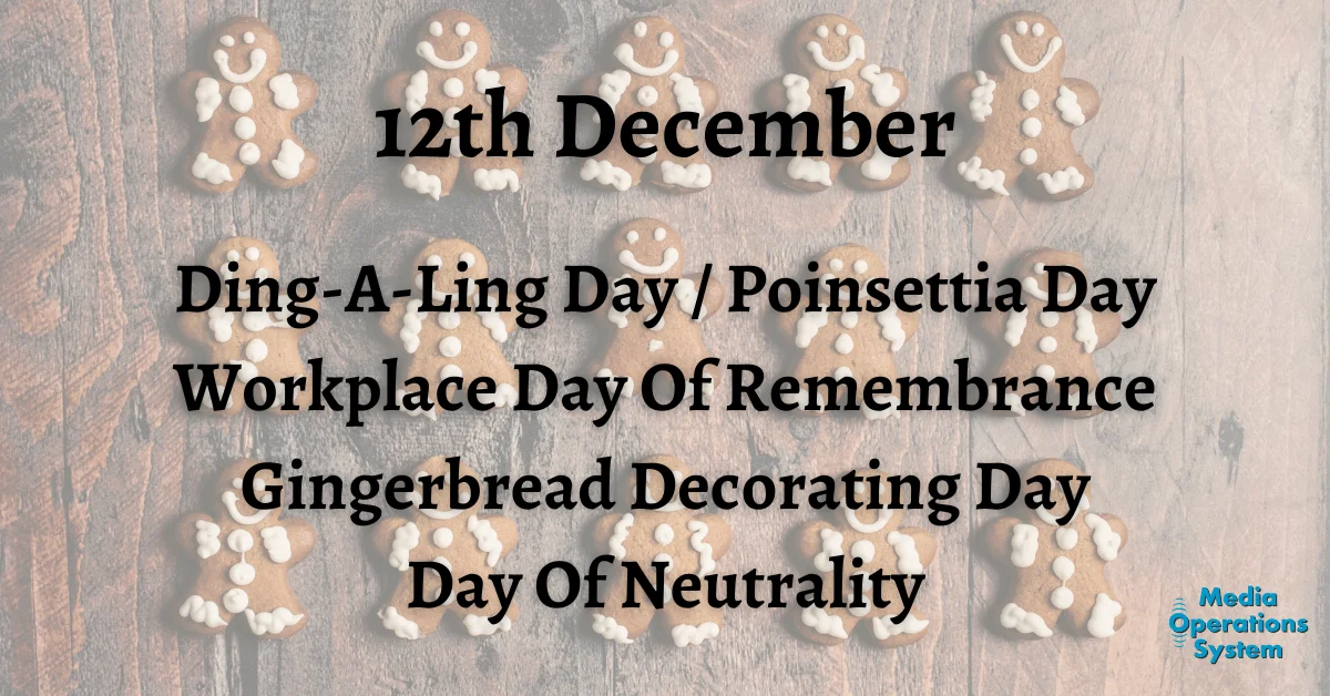 National days information for 12 December