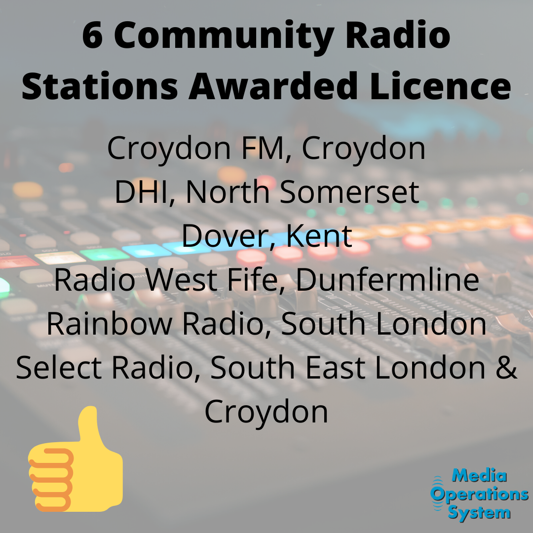 Six new community radio stations award