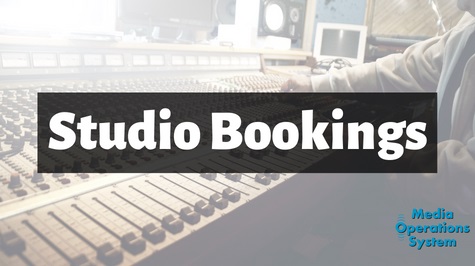 Studio bookings